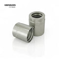 MENSION 00110 Forged Zinc Plated Female Connection High Pressure Hydraulic Hose Ferrule Connector for 2SN Wire Braided Non-Skive