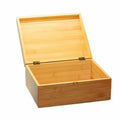 Bamboo Storage Keepsake Memory Box with Lid Desk Decor Handmade Multifunction European Style Large Decorative Gift Box