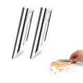 Portable Handheld Eco-Friendly Silver Stainless Steel Table Scraper Bread Crumber and Dough Cleaner for Super Markets