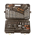137pc Garage Car Repair Tools Kit 72 Tooth Tool Cabinet Ratchet Wrench Sleeve Bits Group Iron Hand-Powered OEM Hard Case