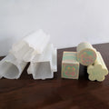 YS Custom DIY 3D Various Long/Flower Square Tube Soap Molds Column Silicone Embed Soap Candle Soap Mould Making Supplies Tools