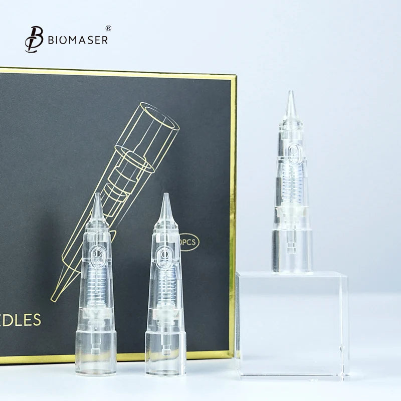 Biomaser Permanent Makeup Cartridge Needle Permanent Makeup Tattoo Eyebrows Supplier Price Machine Tattoo Typical Needle Size