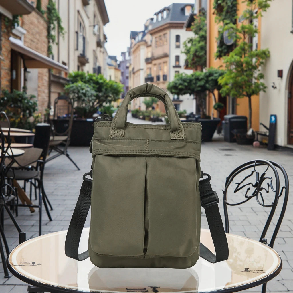 In Stock Wholesale Removable Strap Male Shoulder Bag Small Cross Body Phone Messenger Satchel Nylon Japan Style