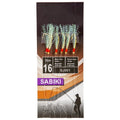 New 10# 12# 14# 16# 6 Hooks Sabiki Rigs String Fishing Hook Lure Sabiki Bait