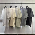 Men's Wholesale Thick Custom-made 100% Cotton Acid-washed Plain Weave Oversized Loose Shirt-style Retro Streetwear Box T-shirt