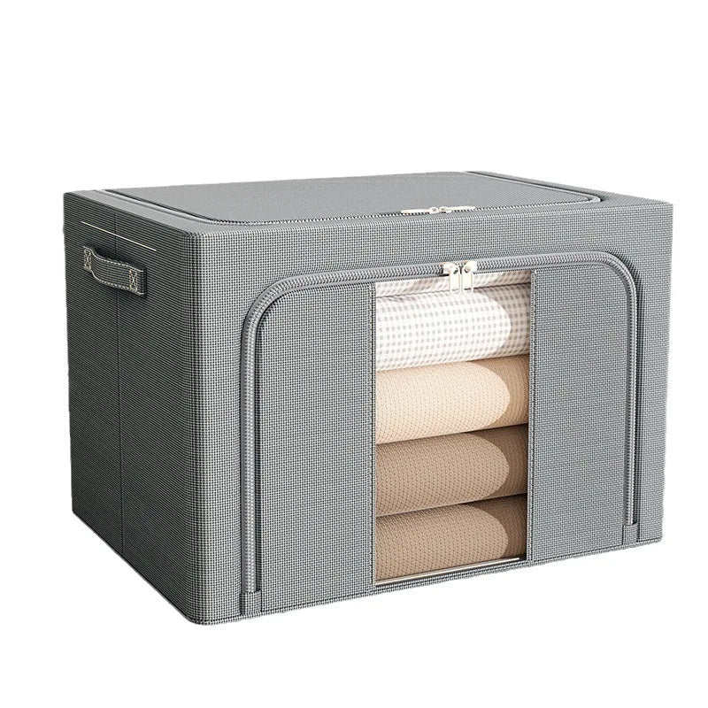 Wholesale Collapsible Storage Box  Polyester Storage Box  Bins Large Foldable Quilt Storage Bag