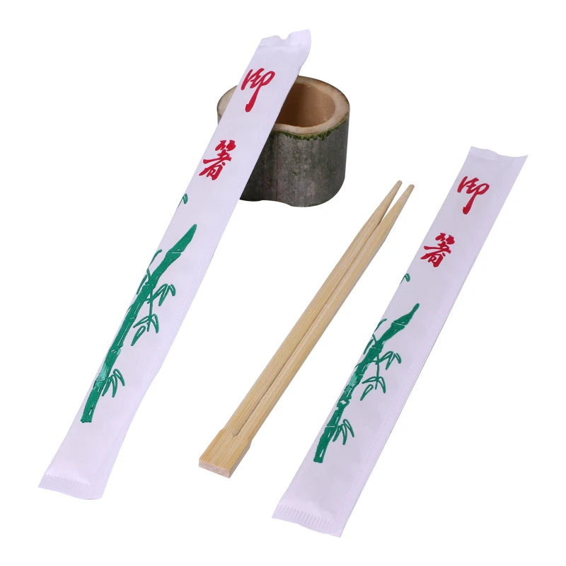 Chinese Custom Disposable Twin Bamboo Chopsticks Bulk Wholesale Bamboo Chopsticks Made in China