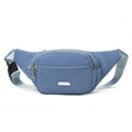 Unisex 3-Zipper Pockets for Running Hiking Travel Workout Outdoor Sport Waist Belt Fanny Pack Crossbody Bags for Women