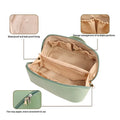 Custom Waterproof PU Leather Travel Pouch Organizer Case Wholesale Makeup Brush Bag Zipper for Body Storage Cosmetic Storage