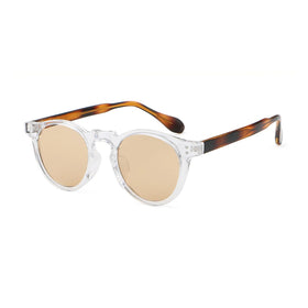 Sparloo 10851 2024 Unisex Retro Sunglasses CP Arms OEM Custom Logo Polarized Lenses PC Frame Material