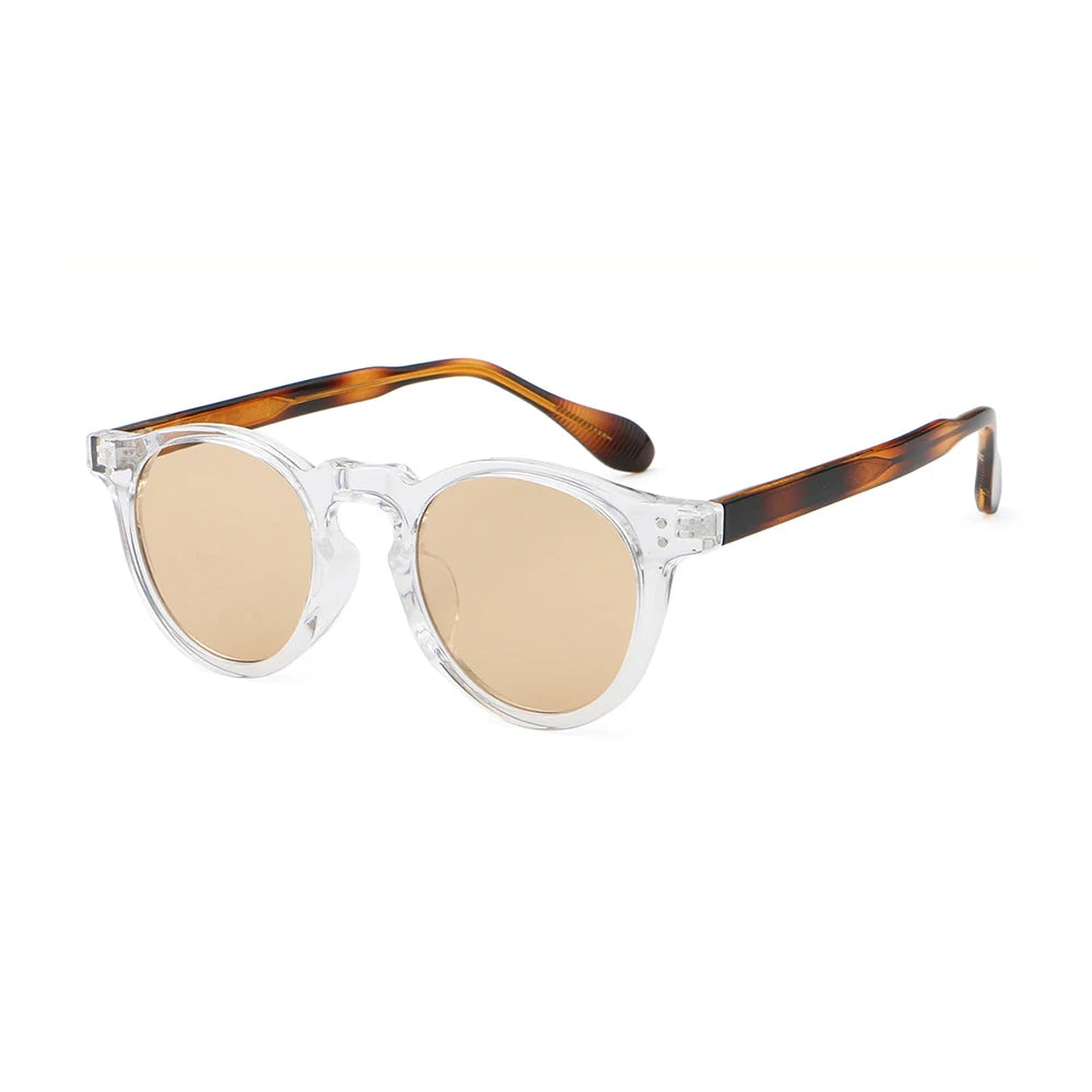 Sparloo 10851 2024 Unisex Retro Sunglasses CP Arms OEM Custom Logo Polarized Lenses PC Frame Material