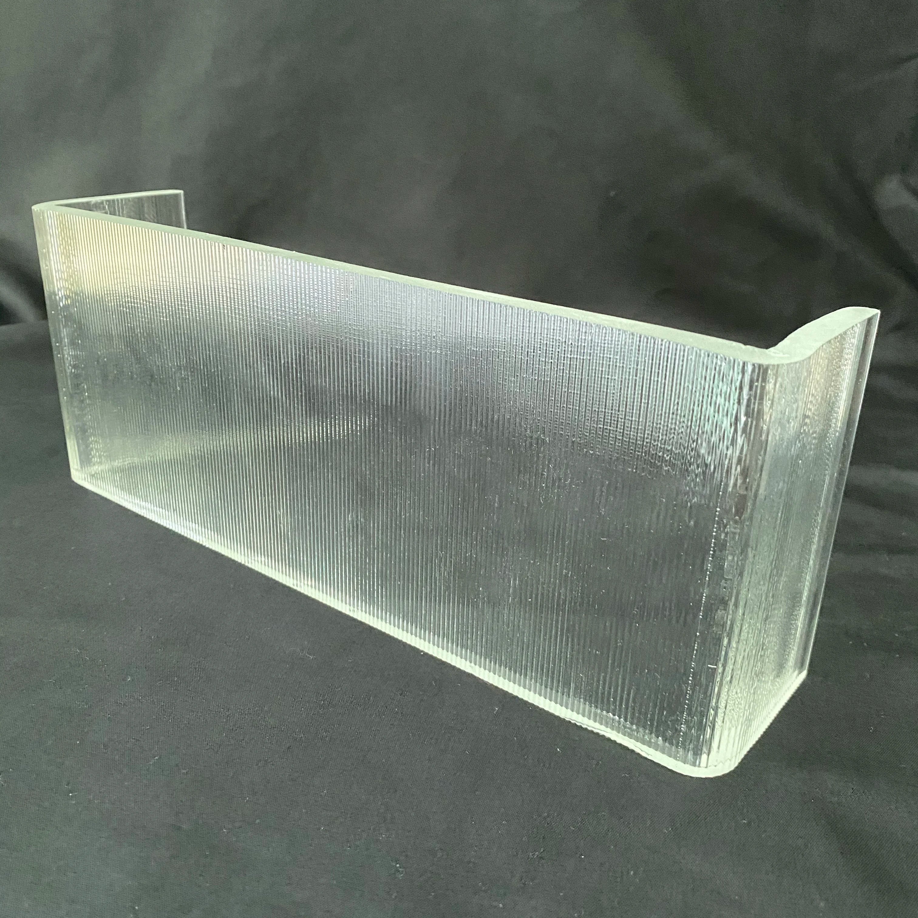 Ultra Clear Solid Thermal Insulated Tempered U Glass for Hotels Bathrooms Living Rooms Bedrooms Hall Exterior Interior Wall