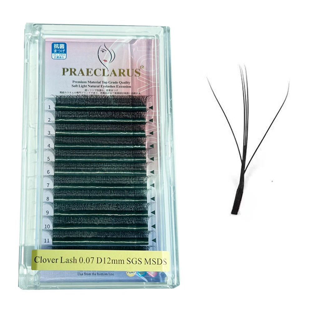 New 3D Soft and Thick Y-Type YY Four-leaf Clover Sandwich Eyelash Extensions Blooming Fairy Eyelashes Dedicated Shop