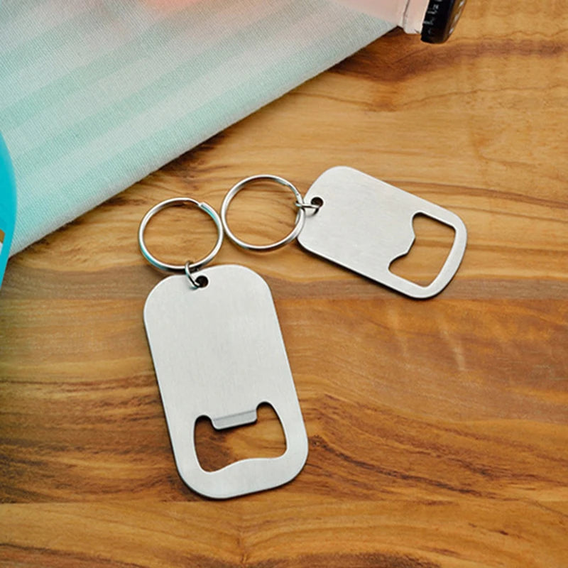 Wholesale Promotional Metal Gift Opener Keychain Wedding Gift Favor Beer Opener