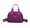 Fashion Women's Single Strap Zipper Nylon Shoulder/Crossbody Bag Portable Water Resistant for Middle-aged Messenger Bag