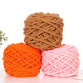 Chenille Wool Knitting 100% Polyester Yarn Single Strand Medium Coarse Wool Ball Hand Scarf Carpet
