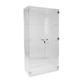 Wall Mounting Acrylic Display Cabinet Case With Transparent Shelves Acrylic Display Cabinet