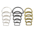 Meetee BF829 15-50mm Zinc Alloy Semicircle Bag Adjustment Accessories D-ring Buckle