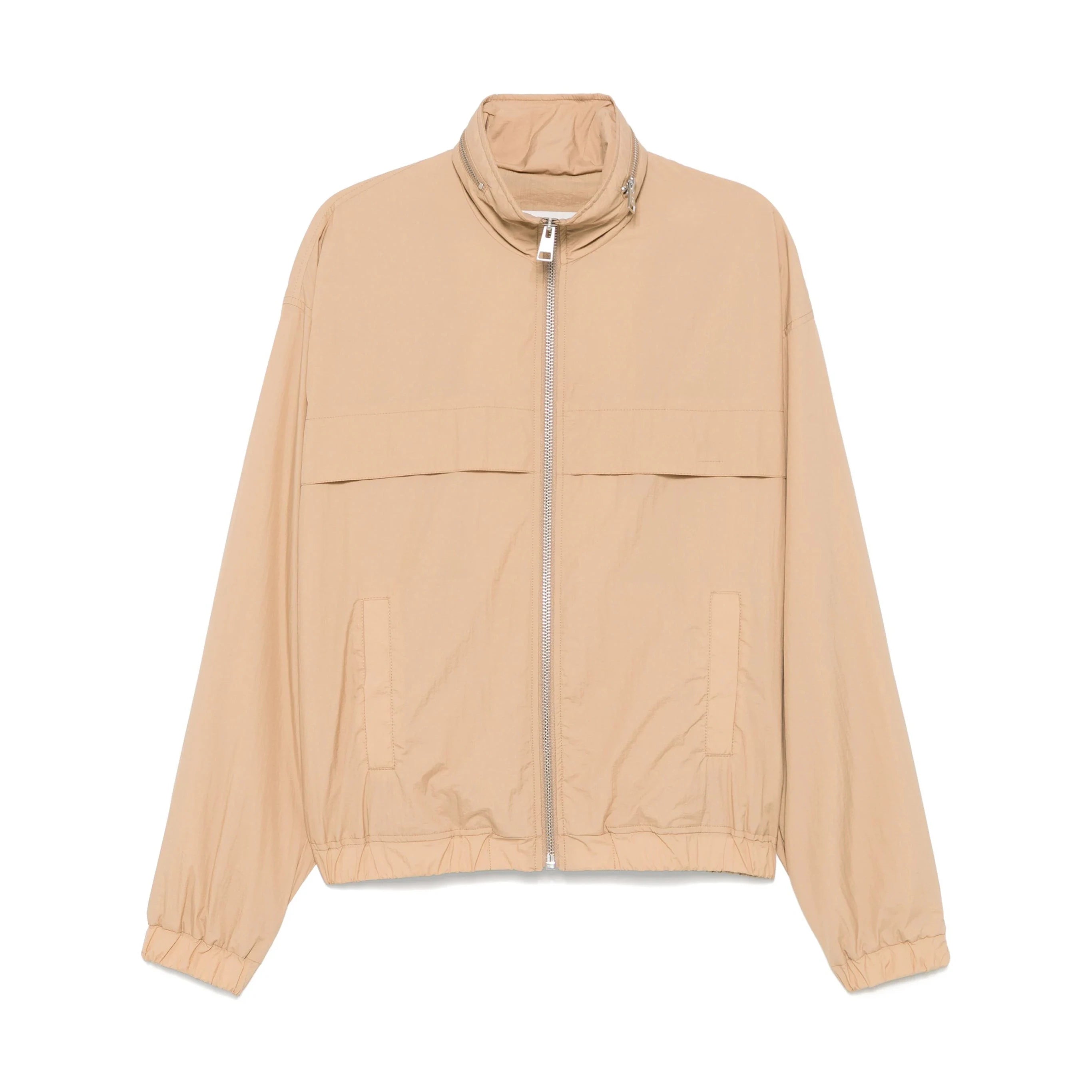 New Arrival Men's High Neck Jackets Long Sleeve Full Zip Windbreaker Jackets  for Men
