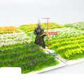 187 Artificial 11mm Static Grass Flower Bush Miniature Architecture Ho Scale Model for Ho Scale Train