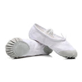 Professional Girls  Kids Canvas Ballet Shoes White Dance Ballet Slippers