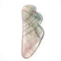 Diy Cheap price gua sha plane heart shape Fluorite heart gua sha stone tools massage for face