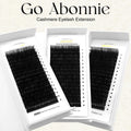 Abonnie Mink Lash Extensions Supplies Wholesale Silk Dark Matte Black Lash Trays Vendor Mega Volume Cashmere Eyelash Extensions