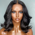 Fast Shipping Can Be Dyed 10inch Body Wave 4x4 Closure Short bob Wigs