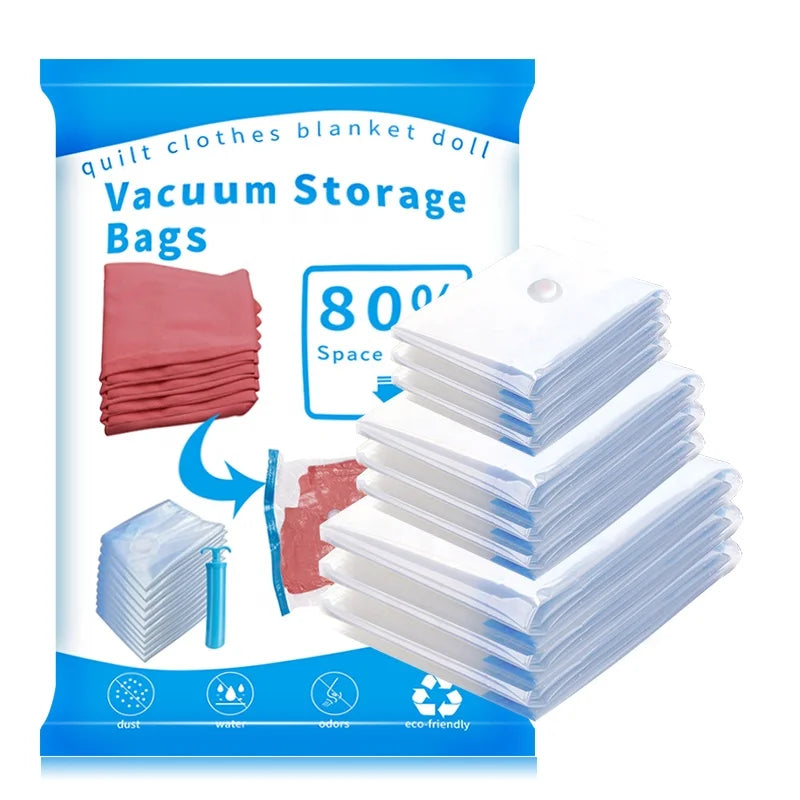 Premium Vacuum-Sealed Small Storage Bags New Seal Space Savers for Living Room Dustproof Compression Packing for Travel Clothes