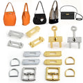 Luxury Bag Full Set of Kit Lock Vegetable Bucket Bag Eith Lock Design Combination Metal Twist Lock Luggage 8 Piece Bag Lock Set