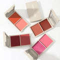 OEM&ODM High Pigment Two-Color Cream Powder Blush Palette Wholesale Lip Cheek Blusher Private Label Waterproof Blush Palette