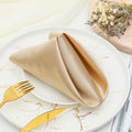 Champagne Custom Napkins for Wedding Beverage Party Bar Coffee Dessert Serviette High Accuracy Polyester Hemming Table Napkin