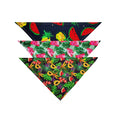 Custom Printed Cotton Polyester Pet Triangle Dog Bandana Custom Dog Kerchiefs Pet Dog Collar Bandanas