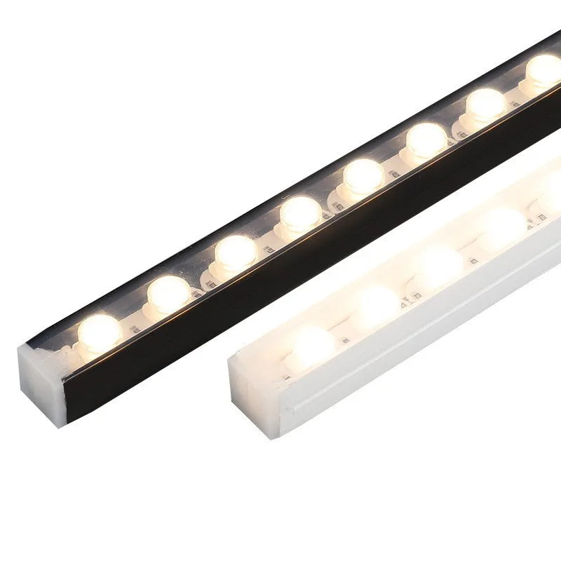 16*16MM Flexible Wall Washer 24V Forward Curved Side Curved LED Lens Light bar Curved Surface Arc Seamless Splicing Waterproof