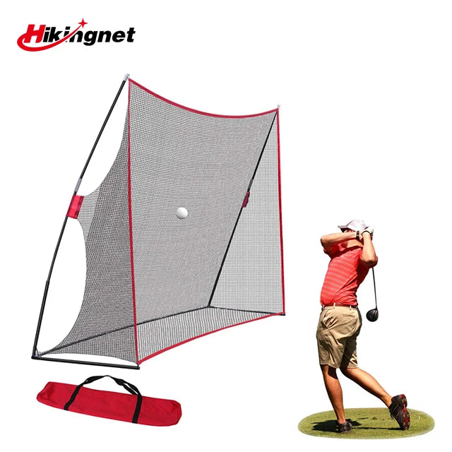 Heavy Duty 10x7 Feet Steel & Polyester Golf Swing Net for Outdoor Backyard Practice-for Any Golfer