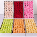 D115 Rose Soap Flower Head Three-Layer Water Flower with Base Wholesale Artificial Rose Simulation Fragrance Head