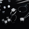 Abiding Jewelry Wholesale 2026 New Arrival Ring Bracelet Earring and Necklace Jewelry Sets With Moissanite