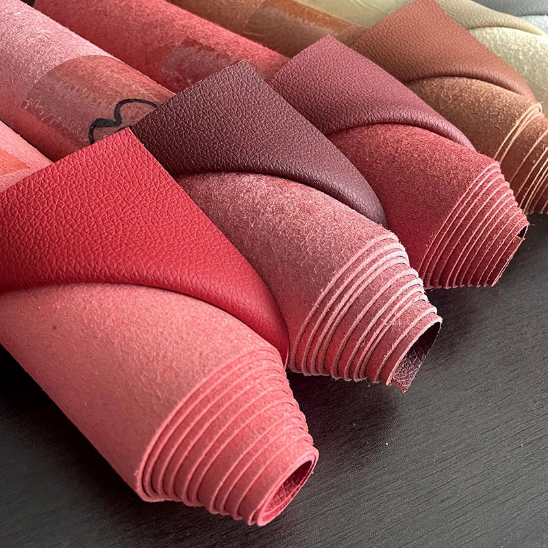 Abrasion-Resistant PU Microfiber Leather Litchi Texture for Car Seat