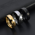 Sencao in Stock Highly Polished 6mm Couple Wedding Band Jewelry Facetted Silver Gold Tungsten Carbide Ring for Men Women