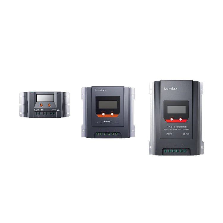 Lumiax MPPT 12V/24V/48V 10A/20A/30A/40A Bluetooth RS485 Solar Lighting Panel Charge Controller