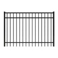 Steel Fence Panel and Post 6 Feet Mesh Square Tube Powder Coated Metal Frame Security Farm Fencing European