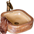 China Countertop Small Size Bathroom Ceramic Hand Wash Art Basin