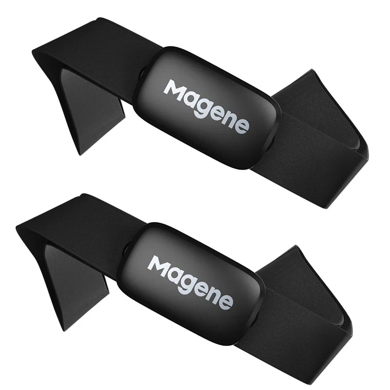 Magene H64 Heart Rate Monitoring Fitness Trackers BLE ANT+ Heart Rate Sensor with Chest Strap for Wahoo Garmin Cycling Computer