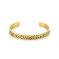 European Popular 8MM Engraved Logo Titanium Steel Men's Opening Size Bracelet Jewelry Women Stainless Steel Bangles