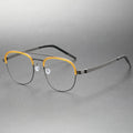 9848 Gaming Glasses Optical Eyeglass Frame German Eyeglass Frames Eyewear Metal Round Frame Ready Stock Computer Eyeglasses