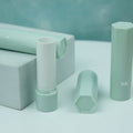 Plastic Mini Lipstick Tube White Empty Lip Balm Containers Rotating Lip Balm Tube