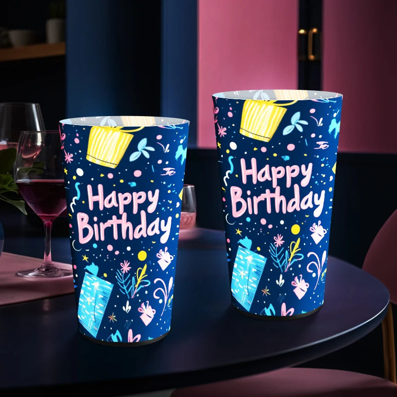 Food Safety Led Illuminated Drink Cup
