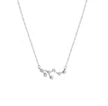 ACME 925 Sterling Silver Constellations Choker Necklace Delicate Zircon Astrology Sagittarius Leo Zodiac Personalized  Women