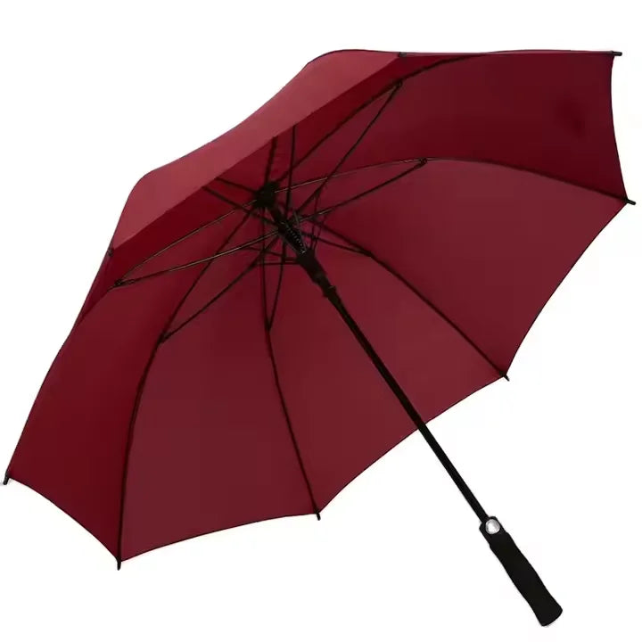 Factory Wholesale Custom Oversize Golf Umbrella With Logo Printing Windproof Straight Rain Promotional Golf Umbrella