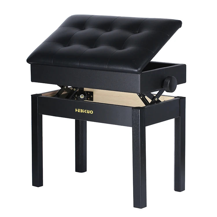 Professional Factory Supply Piano Stool BA222 Adjustable Black White Color Wooden Piano Bench Musical Instrument Accessories